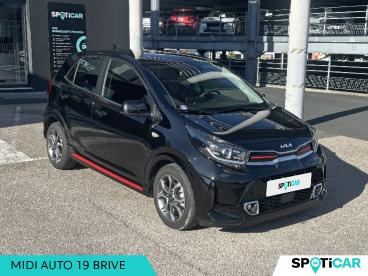 SPOTICAR Kia Picanto 1.2 Dpi 84ch Gt Line Occasion - Citadine Essence Noir Ebene Métallisé - Brive La Gaillarde - 1203699301_3
