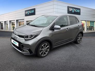 SPOTICAR Kia Picanto 1.2 Dpi 84ch Isg Bvm5 X-line Occasion - Citadine Essence Gris - Annemasse - 1203725828_1