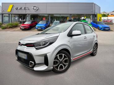 SPOTICAR Kia Picanto 1.2 Dpi 84 Isg Gt Line Occasion - Citadine Essence Gris Clair - Chambourcy - 1203885391_1