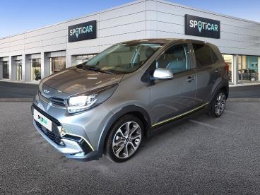 SPOTICAR Kia Picanto 1.2 Dpi 84ch Isg Bvm5 X-line Occasion - Citadine Essence Gris - Coutances - 1203920072_1