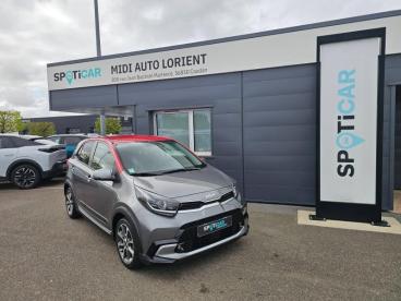 SPOTICAR Kia Picanto 1.2 Dpi 84 X-line Cuir Tissu / Jantes Alu / Camera Occasion - Citadine Essence Gris - Caudan - 1203989725_1