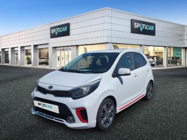 SPOTICAR Kia Picanto 1.2 84ch Gt Line Occasion - Citadine Essence Blanc - Ajaccio - 1204039519_1