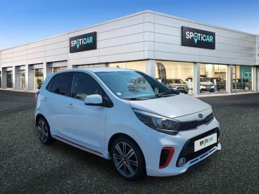 SPOTICAR Kia Picanto 1.2 84ch Gt Line Occasion - Citadine Essence Blanc - Ajaccio - 1204039519_3