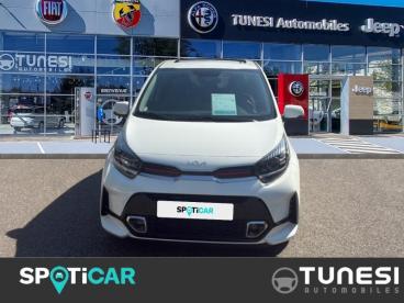 SPOTICAR Kia Picanto 1.0 T-gdi 100ch Gt Line Business Occasion - Citadine Essence Blanc Celeste - Bourgoin-jallieu - 1204082378_2
