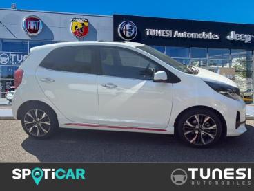 SPOTICAR Kia Picanto 1.0 T-gdi 100ch Gt Line Business Occasion - Citadine Essence Blanc Celeste - Bourgoin-jallieu - 1204082378_4
