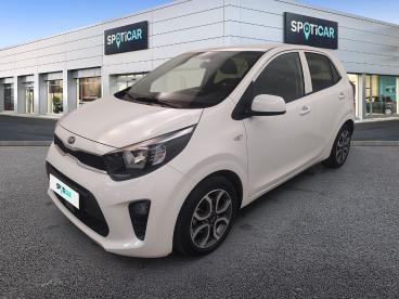 SPOTICAR Kia Picanto 1.0 Essence Mpi 67 Ch Bvm5 Design Occasion - Citadine Essence Blanc - Venissieux - 1204127845_1