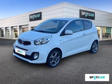 SPOTICAR Kia Picanto 1.2 85ch Sport 3p Occasion - Citadine Essence Blanc - Champniers - 1204142614_1