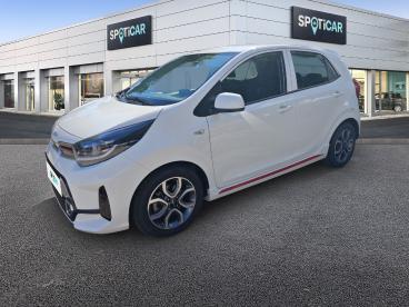 SPOTICAR Kia Picanto 1.2 Dpi 84ch Gt Line Bvma5 Occasion - Citadine Essence Blanc - Saint Brieuc - 1204148830_1