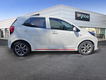 SPOTICAR Kia Picanto 1.2 Dpi 84ch Gt Line Bvma5 Occasion - Citadine Essence Blanc - Saint Brieuc - 1204148830_4