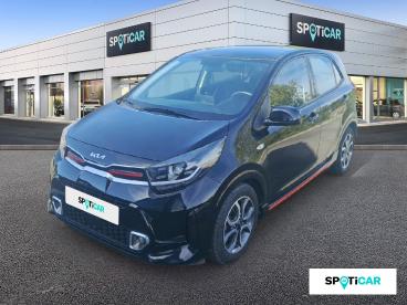 SPOTICAR Kia Picanto 1.2 Dpi 84ch Gt Line Occasion - Citadine Essence Noir Ebene Métallisé - Limoges - 1204179272_1