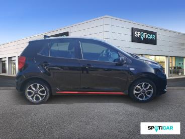 SPOTICAR Kia Picanto 1.2 Dpi 84ch Gt Line Occasion - Citadine Essence Noir Ebene Métallisé - Limoges - 1204179272_4