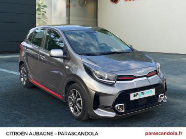 SPOTICAR Kia Picanto 1.2 Dpi 84ch Gt Line Occasion - Citadine Essence Blanc - Aubagne - 1204228748_3