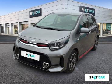 SPOTICAR Kia Picanto 1.2 Dpi 84ch Bvm5 Gt Line Occasion - Citadine Essence Gris - Nice - 1204231635_1