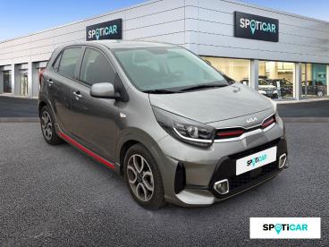 SPOTICAR Kia Picanto 1.2 Dpi 84ch Bvm5 Gt Line Occasion - Citadine Essence Gris - Nice - 1204231635_3