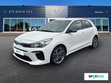 SPOTICAR Kia Rio 1.0 T-gdi 120ch Mhev Gt-line Premium Dct7 Occasion - Citadine Hybride Blanc - Limoges - 1203713176_1