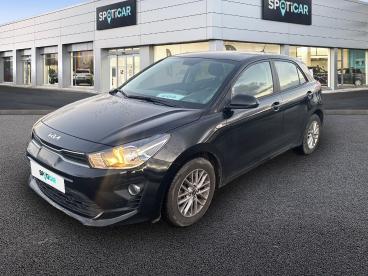 SPOTICAR Kia Rio 1.0 T-gdi 100 Ch Bvm6 Active Occasion - Citadine Essence Noir - Saint Brieuc - 1203813764_1