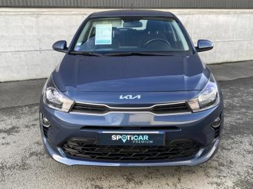 SPOTICAR Kia Rio 1.0 T-gdi 100ch Active Business Occasion - Citadine Essence Bleu Denim Métallisé - Vitre - 1203848639_2