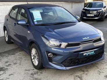 SPOTICAR Kia Rio 1.0 T-gdi 100ch Active Business Occasion - Citadine Essence Bleu Denim Métallisé - Vitre - 1203848639_3