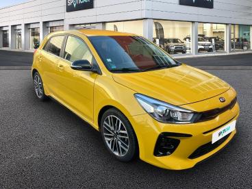 SPOTICAR Kia Rio 1.2l 84 Ch Isg Gt Line Premium Occasion - Citadine Essence Jaune - La Valette Du Var - 1203855629_1