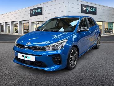 SPOTICAR Kia Rio 1.0 T-gdi 120ch Mhev Gt-line Premium Dct7 Occasion - Citadine Hybride Bleu Azur Métallisé - Dizy - 1203882987_1