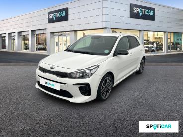 SPOTICAR Kia Rio 1.0 T-gdi 100 Ch Mhev Ibvm6 Gt Line Occasion - Citadine Essence Blanc - Les Gonds - 1203998896_1