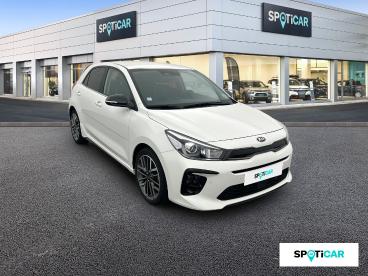 SPOTICAR Kia Rio 1.0 T-gdi 100 Ch Mhev Ibvm6 Gt Line Occasion - Citadine Essence Blanc - Les Gonds - 1203998896_3