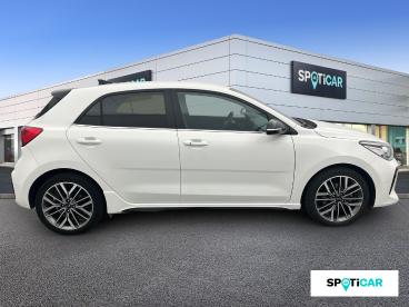 SPOTICAR Kia Rio 1.0 T-gdi 100 Ch Mhev Ibvm6 Gt Line Occasion - Citadine Essence Blanc - Les Gonds - 1203998896_4