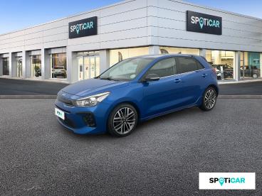 SPOTICAR Kia Rio 1.0 T-gdi 120 Ch Mhev Dct7 Gt-line Occasion - Citadine Essence Bleu - Les Gonds - 1204092240_1