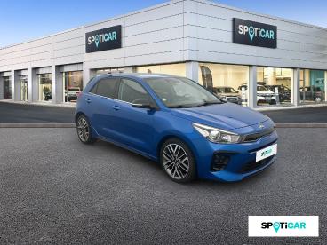 SPOTICAR Kia Rio 1.0 T-gdi 120 Ch Mhev Dct7 Gt-line Occasion - Citadine Essence Bleu - Les Gonds - 1204092240_3