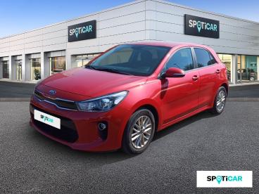 SPOTICAR Kia Rio 1.2l 84 Ch Isg Design Occasion - Citadine Essence Rouge - Fontenay-sur-eure - 1204130512_1