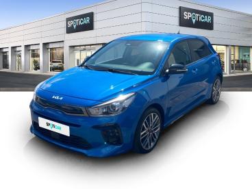 SPOTICAR Kia Rio 1.0 T-gdi 120 Ch Mhev Ibvm6 Gt Line Occasion - Citadine Essence Bleu - Gisors - 1204149803_1