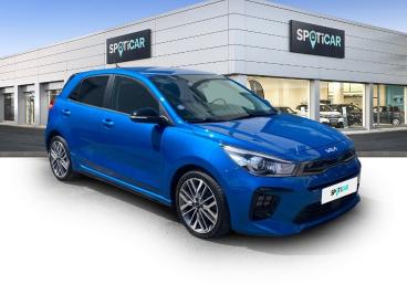 SPOTICAR Kia Rio 1.0 T-gdi 120 Ch Mhev Ibvm6 Gt Line Occasion - Citadine Essence Bleu - Gisors - 1204149803_3