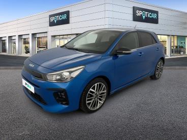 SPOTICAR Kia Rio 1.0 T-gdi 100 Ch Mhev Ibvm6 Gt Line Occasion - Citadine Essence (spb) Sporty Blue - Villeneuve d'ascq - 1204169401_1