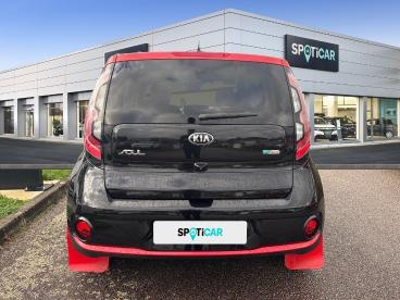 SPOTICAR Kia Soul 110ch Occasion - Suv-4x4 Electrique Noir Abyssinie / Toit Rouge - Limoges - 1203742741_5