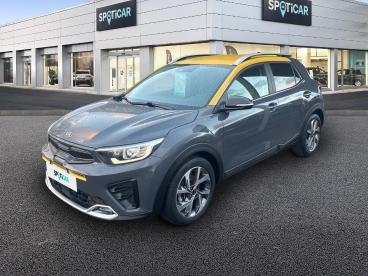 SPOTICAR Kia Stonic 1.0 T-gdi 100ch Gt Line Occasion - Suv-4x4 Essence Gris Magnétique Métallisé / Toit Jaune - Dunkerque - 1203767488_1