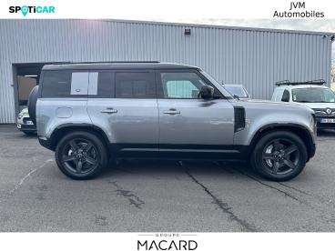 SPOTICAR Land Rover Defender 110 2.0 P400e X-dynamic Se Occasion - Suv-4x4 Hybride Rechargeable Silicon Silver Métallisé - Boe - 1203955202_5
