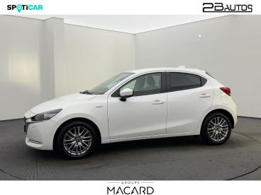SPOTICAR Mazda 2 1.5 Skyactiv-g M Hybrid 90ch 100eme Anniversaire 5 Occasion - Citadine Hybride Blanc - Auch - 1204013215_1