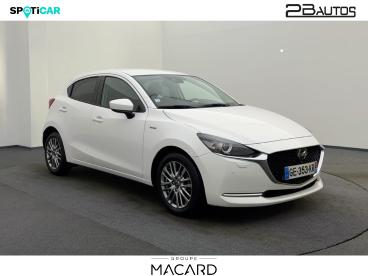 SPOTICAR Mazda 2 1.5 Skyactiv-g M Hybrid 90ch 100eme Anniversaire 5 Occasion - Citadine Hybride Blanc - Auch - 1204013215_4