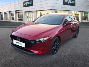 SPOTICAR Mazda 3 2.0 Skyactiv-x M-hybrid 180ch Exclusive 4x4 Bva Ev Occasion - Berline Hybride Soul Red Crystal Métallisé - Nice - 1203844783_1
