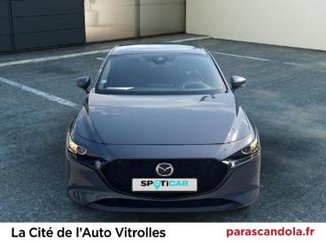 SPOTICAR Mazda 3 2.0 Skyactiv-g M-hybrid 122ch Sportline Evap Occasion - Berline Hybride Polymetal Grey Métallisé - Vitrolles - 1204103791_2