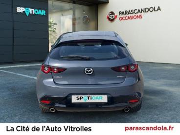 SPOTICAR Mazda 3 2.0 Skyactiv-g M-hybrid 122ch Sportline Evap Occasion - Berline Hybride Polymetal Grey Métallisé - Vitrolles - 1204103791_5