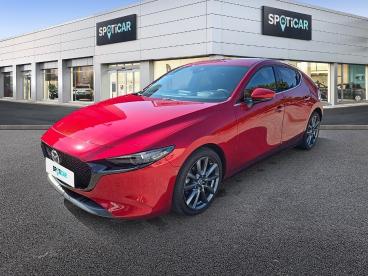 SPOTICAR Mazda 3 2.0 Skyactiv-g M-hybrid 122ch Sportline Evap Occasion - Berline Hybride Soul Red Crystal Métallisé - Annecy - 1204147588_1