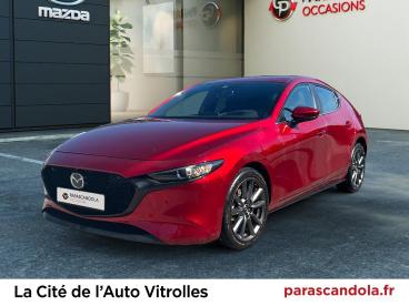 SPOTICAR Mazda 3 2.0 E-skyactiv-g M-hybrid 122ch Style Occasion - Berline Hybride Soul Red Crystal Métallisé - Vitrolles - 1204201773_1