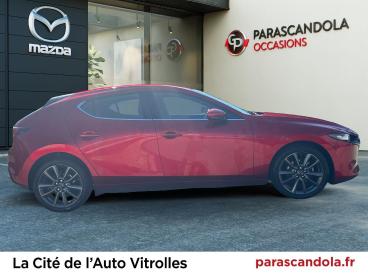 SPOTICAR Mazda 3 2.0 E-skyactiv-g M-hybrid 122ch Style Occasion - Berline Hybride Soul Red Crystal Métallisé - Vitrolles - 1204201773_4
