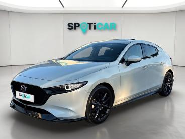 SPOTICAR Mazda 3 2.0 E-skyactiv-x M-hybrid 186ch Exclusive Line Bva Occasion - Berline Hybride Platinum Quartz Métallisé - Nice - 1204213721_1