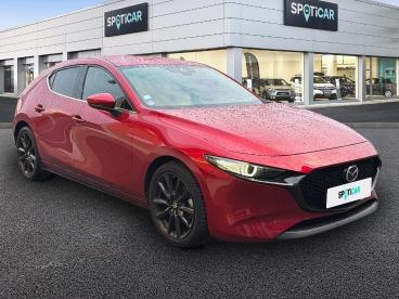 SPOTICAR Mazda 3 2.0 Skyactiv-x M-hybrid 180ch Exclusive 4x4 Bva Ev Occasion - Berline Hybride Soul Red Crystal Métallisé - Quimperle - 1204237969_3