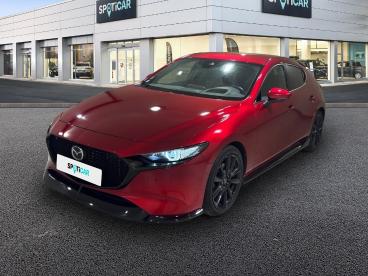 SPOTICAR Mazda 3 2.0 Skyactiv-x M-hybrid 180ch Sportline Bva Evap 1 Occasion - Berline Hybride Soul Red Crystal Métallisé - Quimper - 1204244510_1
