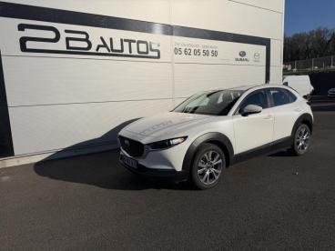 SPOTICAR Mazda Cx-30 2.5 E-skyactiv-g M-hybrid 140ch Centre-line Bva 20 Occasion - Suv-4x4 Hybride Snowflake White Pearl Mica - Auch - 1203821055_1