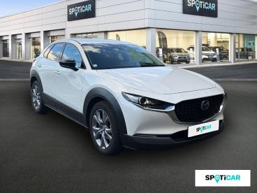 SPOTICAR Mazda Cx-30 2.0l E-skyactiv X M Hybrid 186 Ch 4x2 Bvm6 Sportli Occasion - Suv-4x4 Essence Blanc - Talange - 1204211060_3