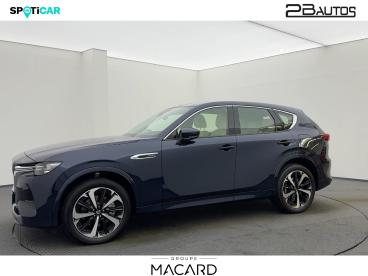 SPOTICAR Mazda Cx-60 2.5 E-skyactiv Phev 327ch Takumi 4x4 Bva8 Occasion - Suv-4x4 Hybride Rechargeable Deep Crystal Blue Métallisé - Auch - 1203821045_1
